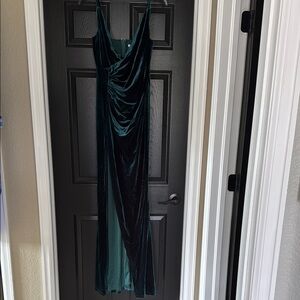 Baltic Born Velvet Dress in Teal
